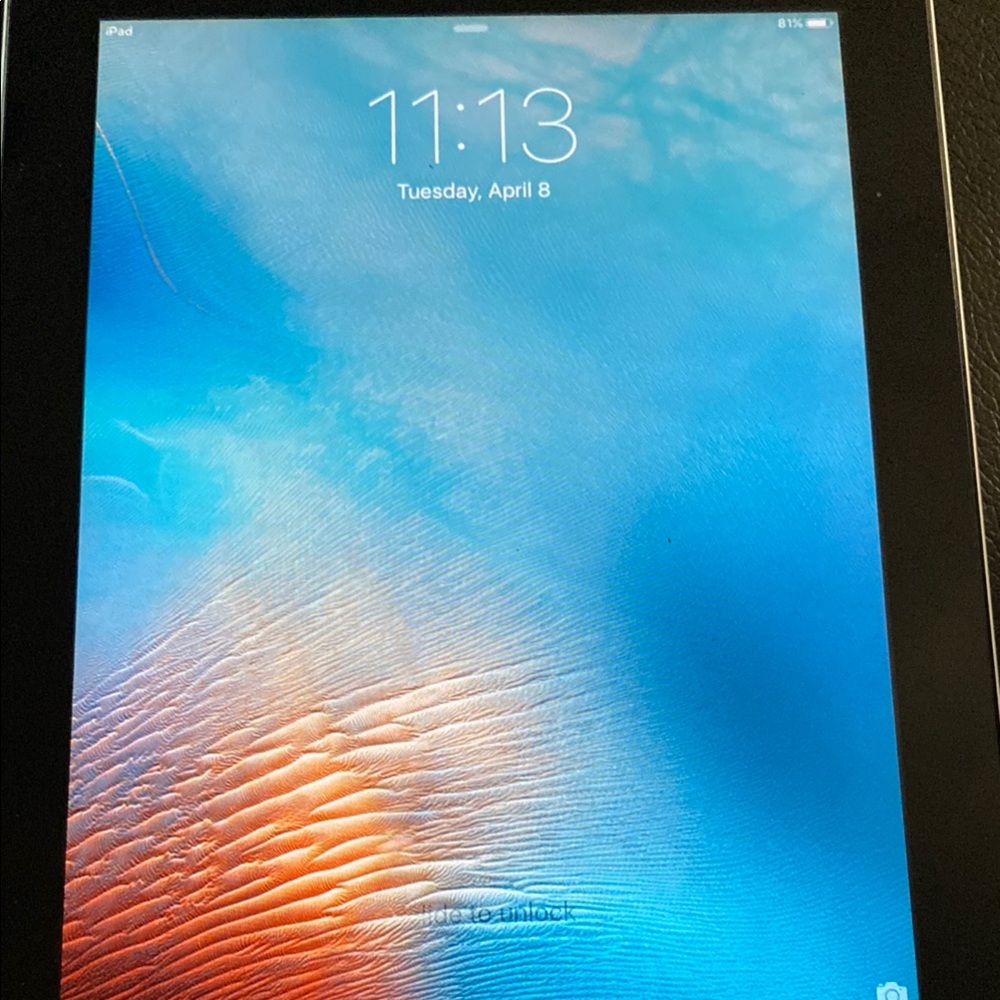 Apple Black iPad with Stunning Display and Sleek Design